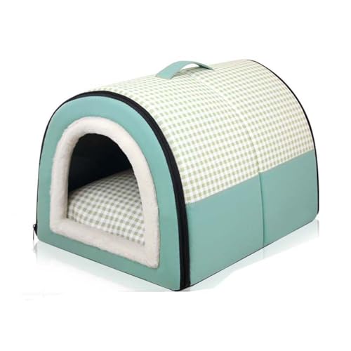 Danchen Hundebett-Haus, 2-in-1, großes Igluhaus für Haustiere, mit beruhigendem abnehmbarem Kissen, wasserdicht, rutschfest, faltbar, Anti-Angst, weich, warmes Bett für Hunde, Welpen, Katzen, Danchen Hundebett-Haus, 2-in-1, großes Igluhaus für Haustiere, mit beruhigendem abnehmbarem Kissen, wasserdicht, rutschfest, faltbar, Anti-Angst, weich, warmes Bett für Hunde, Welpen, Katzen, von Danchen