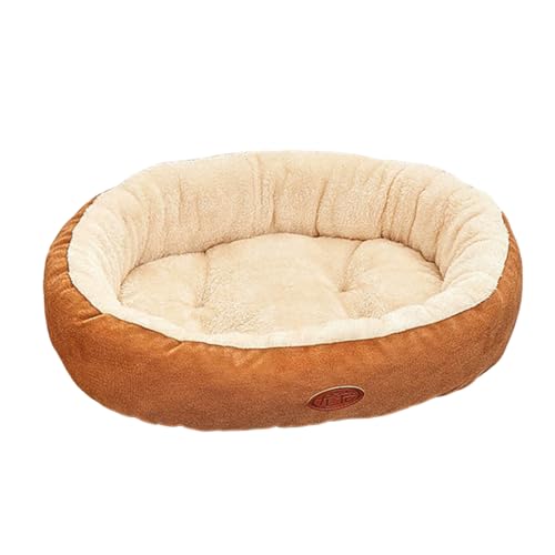 Danchen Hundesofa, flauschig, orthopädisch, beruhigend, für große und mittelgroße und kleine, waschbares Welpenkissen, Angstlinderung mit erhöhtem Rand, Braun, 75 x 60 x 8 cm Danchen Hundesofa, flauschig, orthopädisch, beruhigend, für große und mittelgroße und kleine, waschbares Welpenkissen, Angstlinderung mit erhöhtem Rand, Braun, 75 x 60 x 8 cm von Danchen