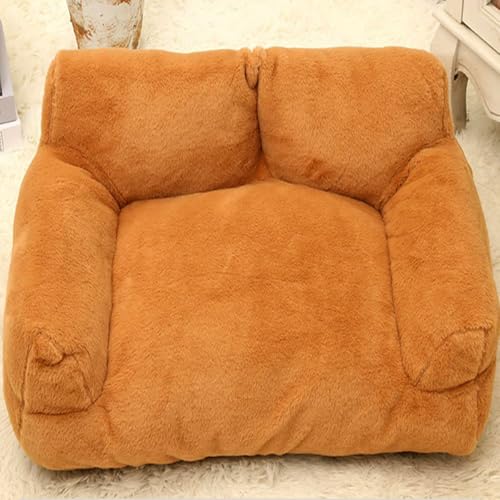 Danchen Orthopädisches Hundebett, Sofa mit Seiten, Haustierbett, superweich, rutschfeste Unterseite, beruhigende Welpen, Katze, Couch, Matratze für große, mittelgroße und kleine Hunde (Braun, 90 x 55 Danchen Orthopädisches Hundebett, Sofa mit Seiten, Haustierbett, superweich, rutschfeste Unterseite, beruhigende Welpen, Katze, Couch, Matratze für große, mittelgroße und kleine Hunde (Braun, 90 x 55 von Danchen