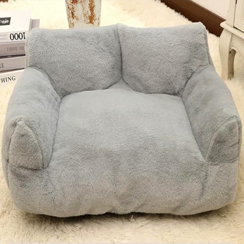 Danchen Orthopädisches Hundebett, Sofa mit Seiten, Haustierbett, superweich, rutschfeste Unterseite, beruhigende Welpen, Katze, Couch, Matratze für große, mittelgroße und kleine Hunde (Grau, 90 x 55 x Danchen Orthopädisches Hundebett, Sofa mit Seiten, Haustierbett, superweich, rutschfeste Unterseite, beruhigende Welpen, Katze, Couch, Matratze für große, mittelgroße und kleine Hunde (Grau, 90 x 55 x von Danchen