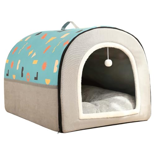 Hundebett, gemütlicher Schlafsack, warmes Haustiernest, Katzenhöhle, 2-in-1-Hundehütte mit Anti-Angstkissen-Pads für Hunde, Katzen, Welpen, Kaninchen, abnehmbares, waschbares Hundesofa (S-50 x 39 x 36 Hundebett, gemütlicher Schlafsack, warmes Haustiernest, Katzenhöhle, 2-in-1-Hundehütte mit Anti-Angstkissen-Pads für Hunde, Katzen, Welpen, Kaninchen, abnehmbares, waschbares Hundesofa (S-50 x 39 x 36 von Danchen