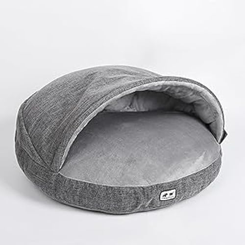 Dancmiu Weiches 2-in-1 Hund Katze Schlafbett, Warme Plüsch Katze Hund Zelt Bett, halb geschlossene Katze Hundebett Haustierkissen, Anti-Angst Welpen Kätzchen Beruhigendes Bett Dancmiu Weiches 2-in-1 Hund Katze Schlafbett, Warme Plüsch Katze Hund Zelt Bett, halb geschlossene Katze Hundebett Haustierkissen, Anti-Angst Welpen Kätzchen Beruhigendes Bett von Dancmiu
