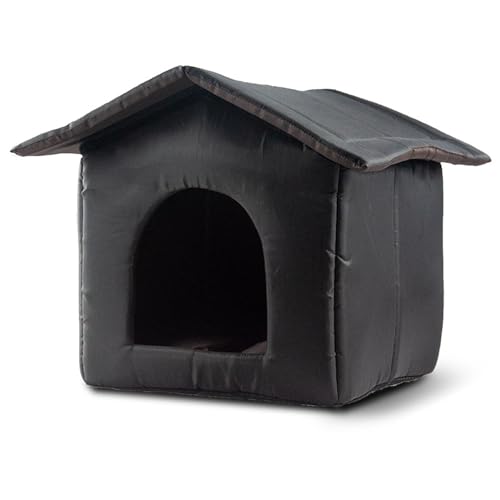 Outdoor Indoor Hund Katze Haus Haustier Zelt, Wasserdichte Haustiere Schlafhaus, Weiche Kleine Hund Katze Höhle Bett Faltbares Rutschfestes Haustierbett für Welpen Kätzchen von Dancmiu