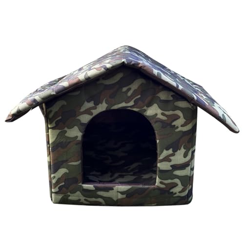 Outdoor Indoor Hund Katze Haus Haustier Zelt, Wasserdichte Haustiere Schlafhaus, Weiche Kleine Hund Katze Höhle Bett Faltbares Rutschfestes Haustierbett für Welpen Kätzchen von Dancmiu