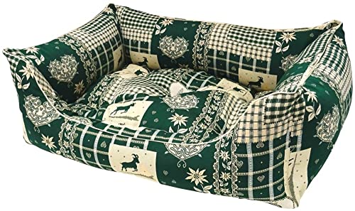 Dandy Dog Hundebett Kitzbühel Green - abziehbar Bezug und Füllung waschbar robust kuschelig hochwertig Made in Germany - Größe L Dandy Dog Hundebett Kitzbühel Green - abziehbar Bezug und Füllung waschbar robust kuschelig hochwertig Made in Germany - Größe L von Dandy Dog