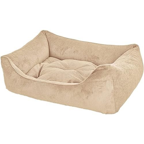 Dandy Dog Hundebett Relax Beige - abziehbar Bezug und Füllung waschbar Kuschelig robuster Samtcord hochwertige Qualität Made in Germany - Größe M Dandy Dog Hundebett Relax Beige - abziehbar Bezug und Füllung waschbar Kuschelig robuster Samtcord hochwertige Qualität Made in Germany - Größe M von Dandy Dog