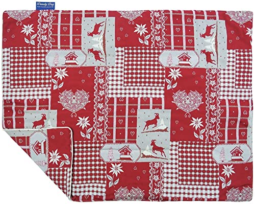 Dandy Dog Hundedecke Kitzbühel Red - waschbar hochwertige robuste hochwertige Qualität Made in Germany - Größe M von Dandy Dog