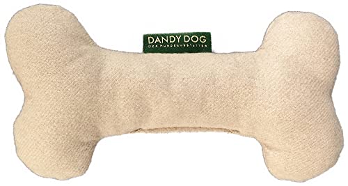 Dandy Dog Hundespielzeug Filz Hellbeige Knochen Größe L/XL von Dandy Dog