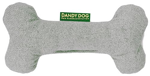 Dandy Dog Hundespielzeug Filz Hellgrau Knochen Größe S/M von Dandy Dog