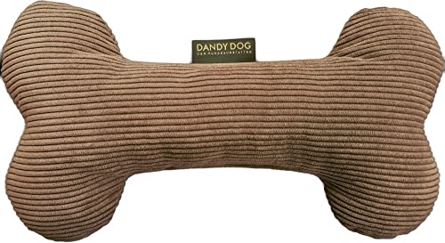 Dandy Dog Hundespielzeug Knochen Relax Taupe Größe S/M von Dandy Dog