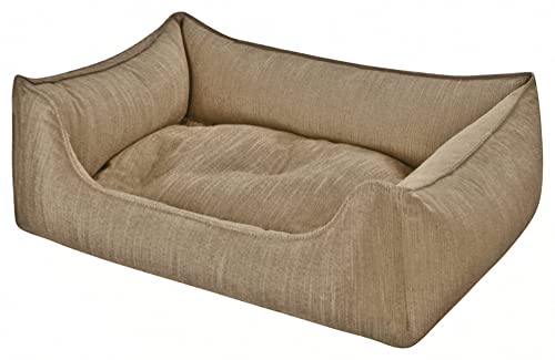 Hundebett Eco Dog Schlamm - abziehbar Bezug und Füllung waschbar gelenkschonend kuschelig robust Qualität Made in Germany - Größe L von Dandy Dog