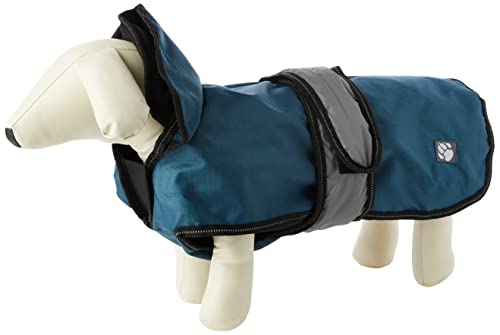 Danish Design 2-in-1 Light Reflective Dog Coat, 40 cm, Blau von Danish Design