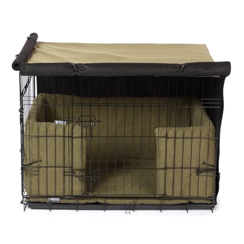 Danish Design Abdeckung für Hundekäfige, Verdunkelungsfutter, Rolltüren, Olivgrün, Größe XL Danish Design Abdeckung für Hundekäfige, Verdunkelungsfutter, Rolltüren, Olivgrün, Größe XL von Danish Design