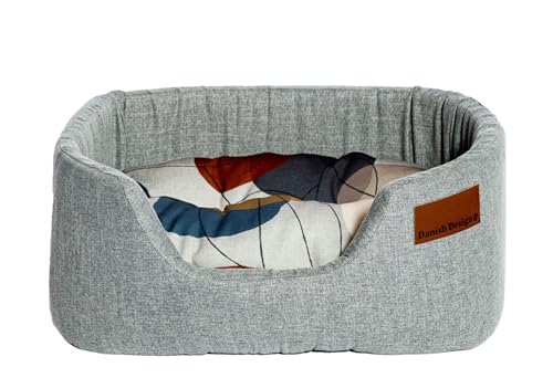 Danish Design Colour Block Silver Lux Slumber Hundebett, 88,9 cm Danish Design Colour Block Silver Lux Slumber Hundebett, 88,9 cm von Danish Design
