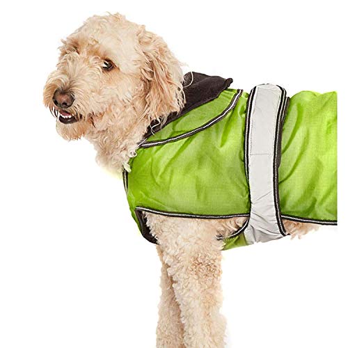 Danish Design Hi-Viz 2-in-1 Hundemantel mit abnehmbarem Fleecefutter, wasserdicht, Winddicht, 50 cm Danish Design Hi-Viz 2-in-1 Hundemantel mit abnehmbarem Fleecefutter, wasserdicht, Winddicht, 50 cm von Danish Design