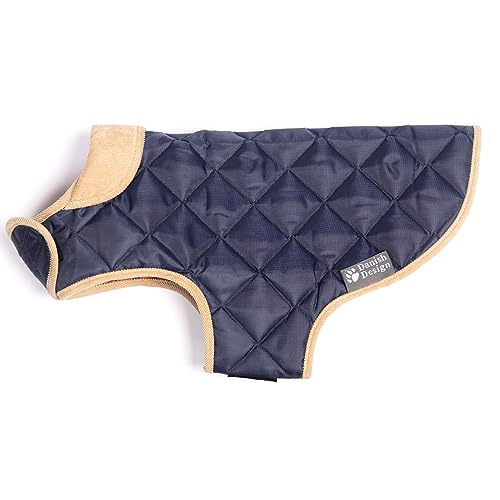 Danish Design Hundemantel, gesteppt, 30 cm, Marineblau von Danish Design