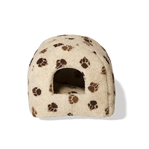 Danish Design Kuschelhöhle für Katzen Sherpa-Fleece 41 x 41 cm beige von Danish Design
