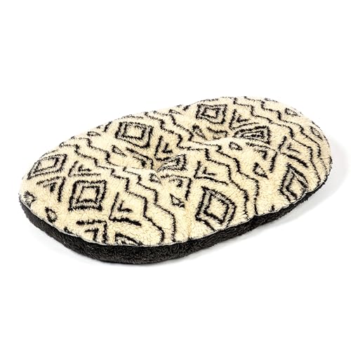 Danish Design Neutrales, geometrisches Sherpa-Fleece-Hundebett, gesteppt, Grau, für Erwachsene/Senioren/Welpenbetten – 101,6 cm Danish Design Neutrales, geometrisches Sherpa-Fleece-Hundebett, gesteppt, Grau, für Erwachsene/Senioren/Welpenbetten – 101,6 cm von Danish Design