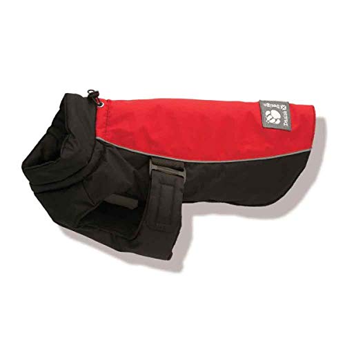 Danish Design Red Sports Hundemantel, maschinenwaschbar, Verstellbarer Verschluss, reflektierend, 75 cm Danish Design Red Sports Hundemantel, maschinenwaschbar, Verstellbarer Verschluss, reflektierend, 75 cm von Danish Design