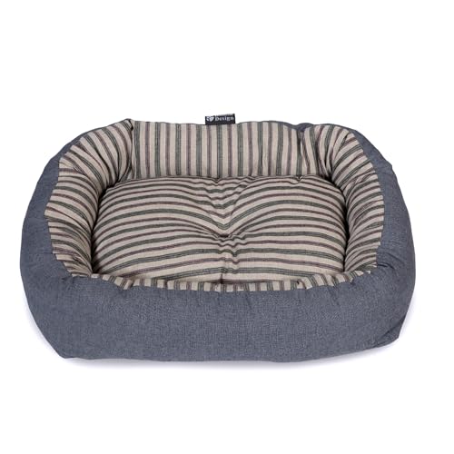 Danish Design Rustikale Streifen Denim Kuschelbett 86,4 cm Danish Design Rustikale Streifen Denim Kuschelbett 86,4 cm von Danish Design