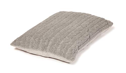 Danish Designs Bommeldecke für Hunde/Welpen, Zinn, maschinenwaschbar, Zopfmuster, Größe L von Danish Design