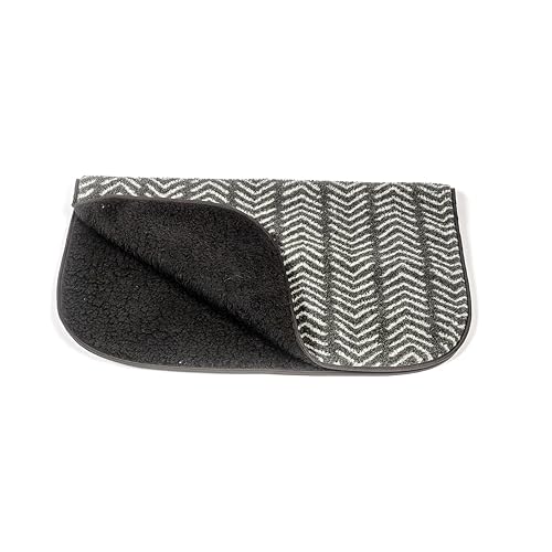 White Hinge Limited Danish Design Hundedecke aus Sherpa-Fleece, Pfeilmotiv, Größe M, Anthrazit von Danish Design