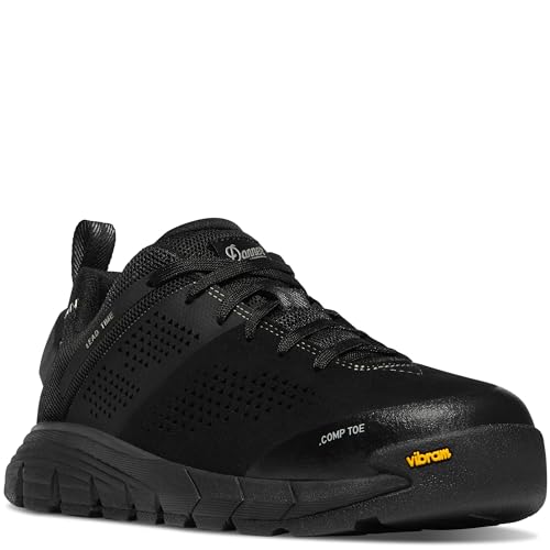 Danner Damen 12402 Arbeitsschuh mit Vorlaufzeit, 7,6 cm, Verbundkappe, Schwarz, Größe 11 M von Danner