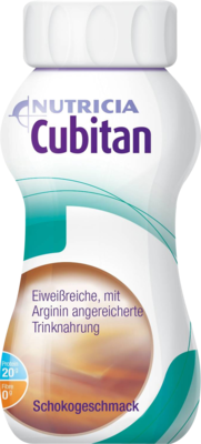 CUBITAN Schokoladengeschmack Trinkflasche 4X200 ml von Danone Deutschland GmbH
