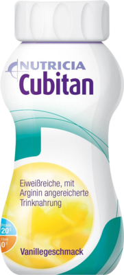 CUBITAN Vanillegeschmack Trinkflasche 4X200 ml von Danone Deutschland GmbH