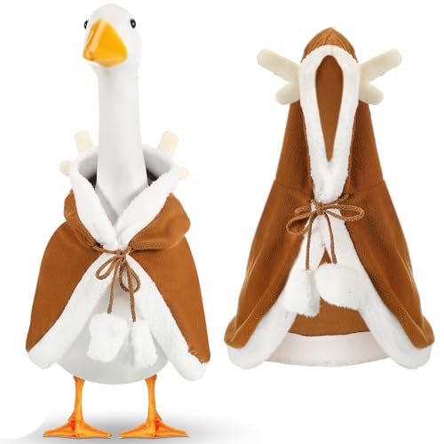 Dansydaisy Weihnachtsgans-Outfit, Umhang, Rasen, Veranda, Kleidung, Weihnachtsgans-Outfit für 58,4 cm, Weihnachtsfeier, Outdoor, Terrasse, Hof, Rasen, Kunstdekoration (Rentier) von Dansydaisy