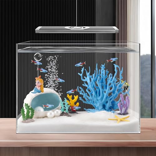 Aquarium Dekorations Set – Bunte Korallen, Pflanzen & Muscheln für beeindruckende Unterwasserlandschaften – Komplettset für kleine Aquarien – Ideal für Zuhause & Büro Aquarium Dekorations Set – Bunte Korallen, Pflanzen & Muscheln für beeindruckende Unterwasserlandschaften – Komplettset für kleine Aquarien – Ideal für Zuhause & Büro von DarkWish