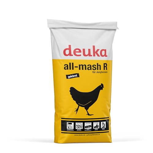 deuka All-mash R 25 kg gekörnt | Aufzuchtfutter für Junghennen | ab der 8. Lebenswoche | Junghennenfutter | Alleinfuttermittel für Junghennen von deuka