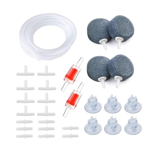 Aquarium-Diffusor für Sauerstoffversorgung, für kleine bis große Aquarien, Luftstein, Pflanzenanbau, Luftschlauch von Dasbsug