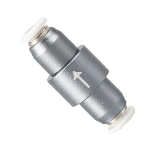 Dasbsug Aquarium-Rückschlagventile mit Rückflussschutz, Aluminiumkonstruktion, einfache Installation für CO2-Systeme, Aquarien, Wasserventile von Dasbsug