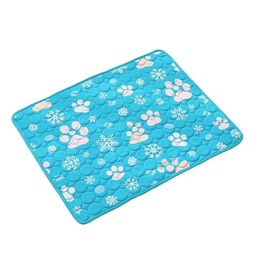 Dasbsug Faltbares Kühlbett mit Cartoon-Muster, tragbares, weiches Kissen, Wärmeableitungs-Pad für den Innenbereich, Reisen, kratzfeste Hunde-Kühlmatte Dasbsug Faltbares Kühlbett mit Cartoon-Muster, tragbares, weiches Kissen, Wärmeableitungs-Pad für den Innenbereich, Reisen, kratzfeste Hunde-Kühlmatte von Dasbsug