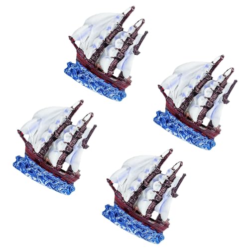 Dasbsug FishTank Garnelen-Zucht, künstliche Schiffs-Ornamente für Aquarien, Terrarien, Landschaftsbau, Unterschlupf, Dekoration, Harze, Schiffsmodell für Aquarium Dasbsug FishTank Garnelen-Zucht, künstliche Schiffs-Ornamente für Aquarien, Terrarien, Landschaftsbau, Unterschlupf, Dekoration, Harze, Schiffsmodell für Aquarium von Dasbsug