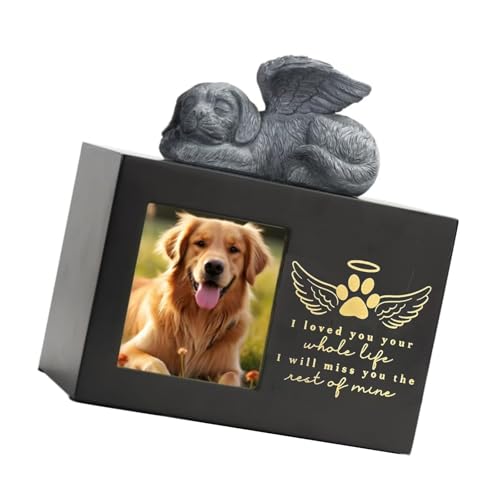 Dasbsug Geräumige Gedenkbox aus Harz, personalisierbar, Name und Persönlichkeit, Gedenkurnen für Asche und Fotos, Besitzer, Erinnerungen Dasbsug Geräumige Gedenkbox aus Harz, personalisierbar, Name und Persönlichkeit, Gedenkurnen für Asche und Fotos, Besitzer, Erinnerungen von Dasbsug