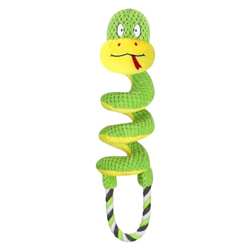 Dasbsug Multifunktionales Kauseil für Haustiere, Geräuschentwicklung, Knisterpapier, Hundeseil für Welpen, Zahnreinigung, maschinenwaschbar, Plüschhund von Dasbsug