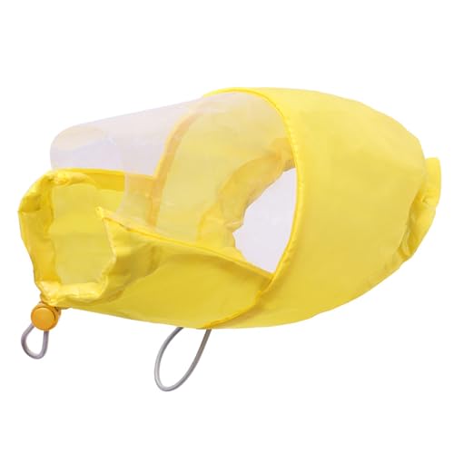 Dasbsug Pet Cap Ohrverpackungsabdeckungen Zum Baden Einstellbarer Größe wasserdichte Bad Ohrschernungen Haustierbadezubehör Hund Schwimmzubehör von Dasbsug