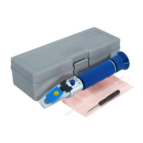 Dasbsug Salzstandsprüfer für Aquarien, hochpräzise, Aluminiumlegierung, Meerwasser-Hydrometer für professionelle Heimumgebung, Salzgehaltsmesser für Aquakultur Dasbsug Salzstandsprüfer für Aquarien, hochpräzise, Aluminiumlegierung, Meerwasser-Hydrometer für professionelle Heimumgebung, Salzgehaltsmesser für Aquakultur von Dasbsug
