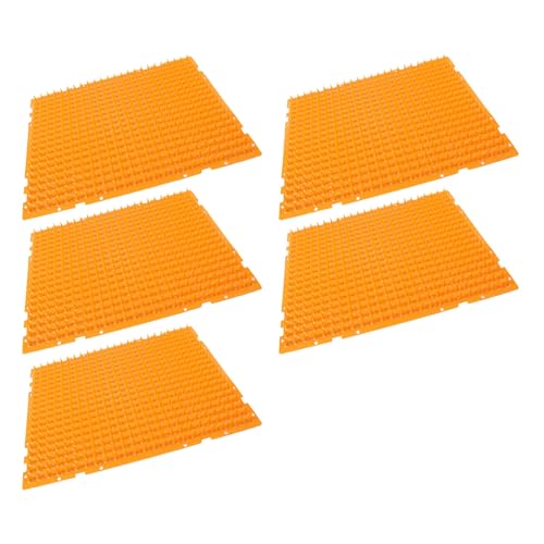 Outdoor Abschreckung Katzen Matten Plastomer Sprung Stacheln Streifen Groß für verschiedene kleine Haustiere 5 Stück Outdoor Matten von Dasbsug