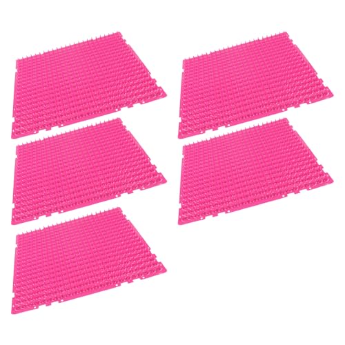 Outdoor Abschreckung Katzen Matten Plastomer Sprung Stacheln Streifen Groß für verschiedene kleine Haustiere 5 Stück Outdoor Matten von Dasbsug