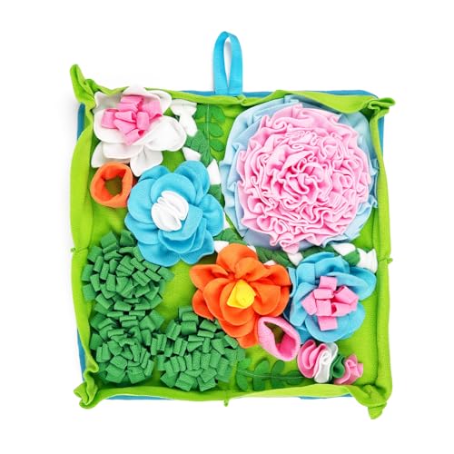 Schnüffelteppich für Hunde, waschbar, interaktive Fütterungsmatte, reißfest und wasserdicht, Schnüffel-Puzzle-Spielzeug, 50 x 50 cm, reißfeste Hundematte Schnüffelteppich für Hunde, waschbar, interaktive Fütterungsmatte, reißfest und wasserdicht, Schnüffel-Puzzle-Spielzeug, 50 x 50 cm, reißfeste Hundematte von Dasbsug