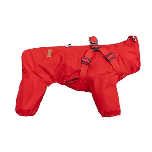 Winter-Regenmantel für Haustiere, dick, wasserdicht, gefüttert, warmes Tuch für Hunde, Outdoor-Bekleidung, wasserdicht, für große Hunde von Dasbsug