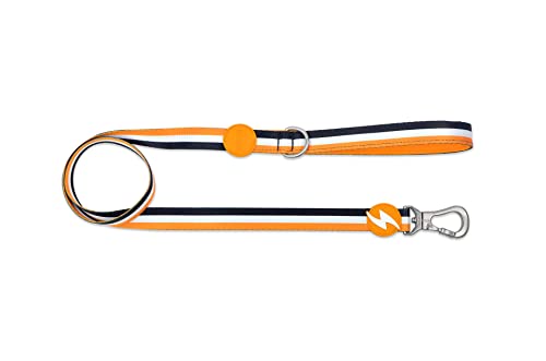 Dashi Stripes3 Hundeleine, Orange & Schwarz Dashi Stripes3 Hundeleine, Orange & Schwarz von Dashi