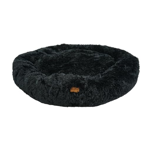 Dastium Pets – XXL Schwarzes Donut-Hundebett – Waschbares Hundekissen mit herausnehmbaren Kissen – Kuscheliges Hundebett aus Flauschstoff – Mit Rutschfester Unterseite – 120CM Durchmesser Dastium Pets – XXL Schwarzes Donut-Hundebett – Waschbares Hundekissen mit herausnehmbaren Kissen – Kuscheliges Hundebett aus Flauschstoff – Mit Rutschfester Unterseite – 120CM Durchmesser von Dastium