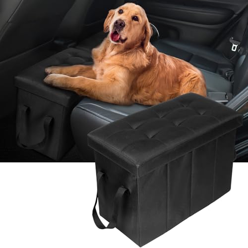 Datanly Auto-Rücksitzverlängerung für große Hunde bis zu 136 kg, Auto-Rücksitzverlängerung und Vordersitzverlängerung mit Aufbewahrungslückenfüller, verhindert, dass Ihre Hunde herunterfallen, Schwarz Datanly Auto-Rücksitzverlängerung für große Hunde bis zu 136 kg, Auto-Rücksitzverlängerung und Vordersitzverlängerung mit Aufbewahrungslückenfüller, verhindert, dass Ihre Hunde herunterfallen, Schwarz von Datanly