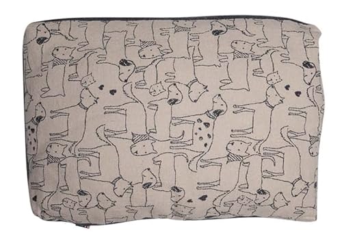 David Fussenegger Hundekissenhülle 'Best Friend Allover' 60 x 90 cm Natur - Beige von David Fussenegger