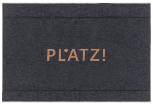 David Fussenegger Hundematte 'Platz!' 80 x 120 cm Anthrazit von David Fussenegger