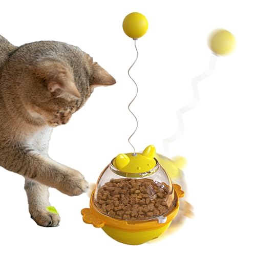 Davivian Futterautomat Katzen Spielzeug | Futterspender Spielzeug Für Kätzchen,Interaktiver Futterspender Haustier Zubehör Für Zuhause Garten Balkon Zimmer Davivian Futterautomat Katzen Spielzeug | Futterspender Spielzeug Für Kätzchen,Interaktiver Futterspender Haustier Zubehör Für Zuhause Garten Balkon Zimmer von Davivian